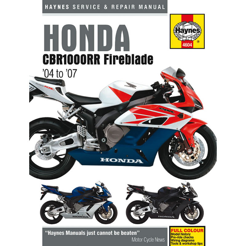 HAYNES DELUXE MANUAL HON CBR1000RR 04-06
