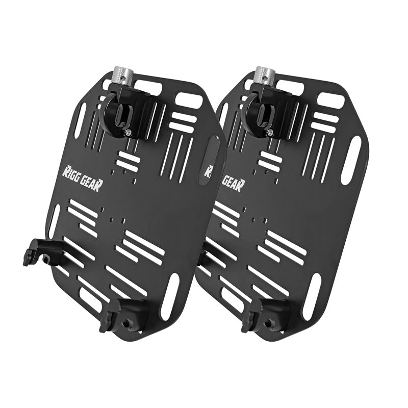 %RIGG GEAR QUICK RELEASE SADDLEBAG PLATES-FLATBAR
