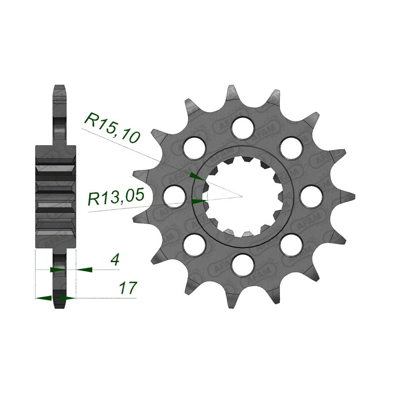 SPR.CONV. CBR900/600 96-99 16T 520.