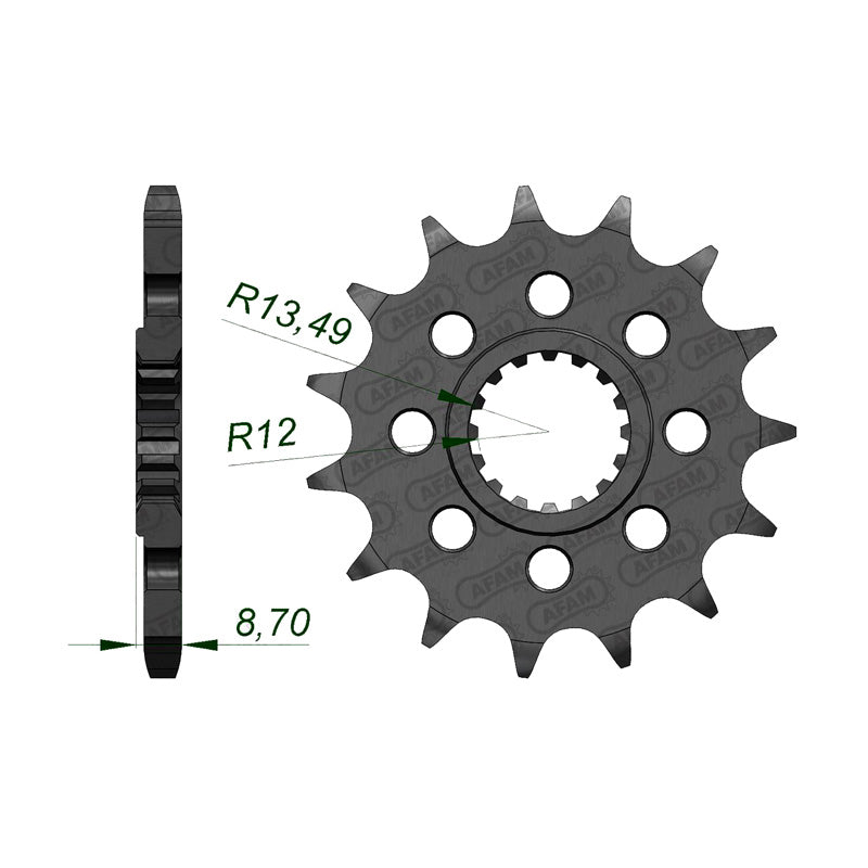 SPR.AV.16T 525P SUZUKI GSXR1000 09(22901-16)
