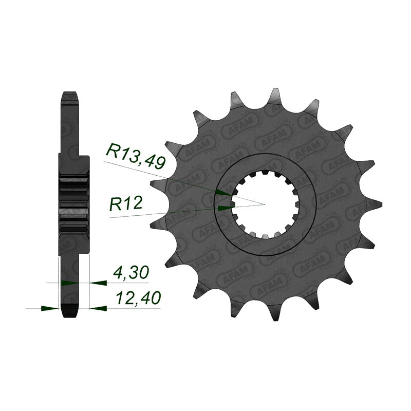 SPR.AV.17T 525P SUZUKI GSXR1000 2017(22801-17)