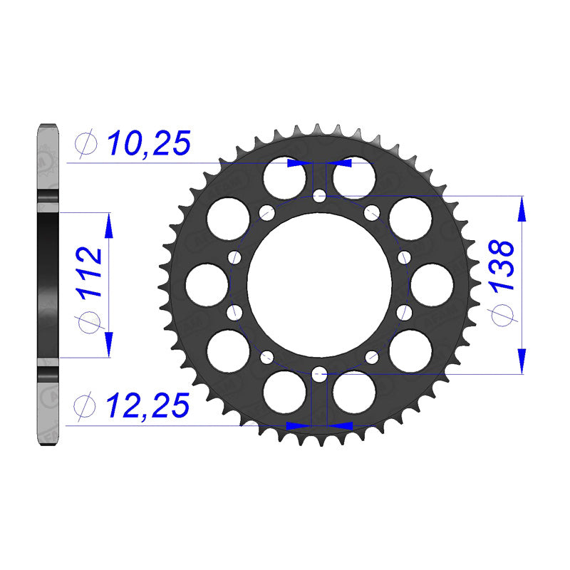 @SPR.CONV.CBR600/900/R6 46T 520P (11509-46).