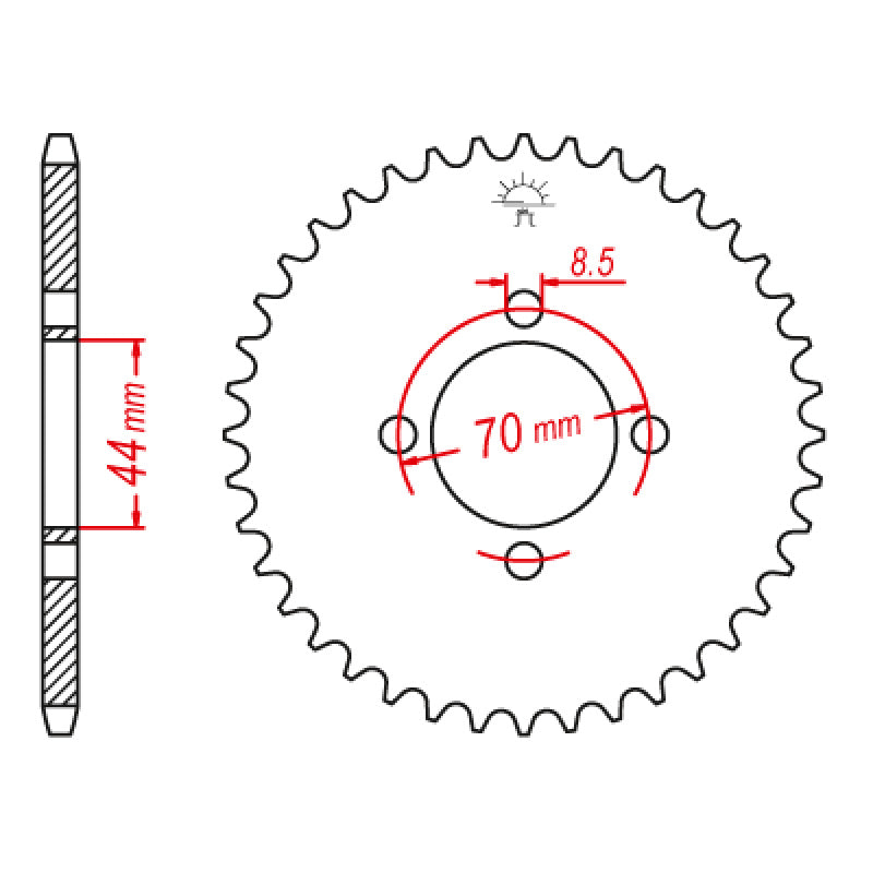 SPR.RR.22T 520P LT80 89-06 64511-40B10 (JTR-1795)