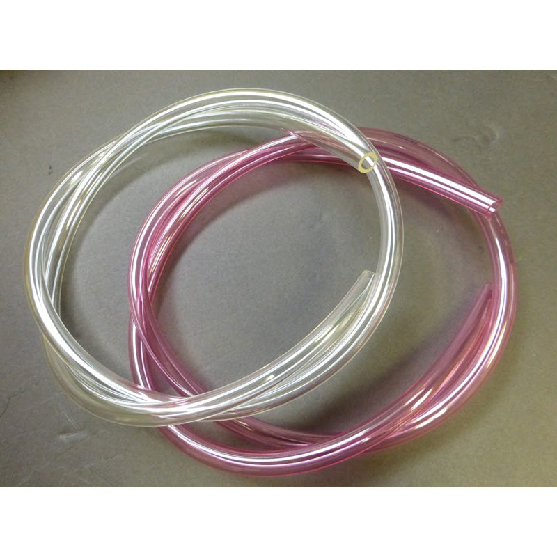 LIGNE CARBURANT 1/4IDX3/8OD TRANS.ROUGE 3PI.