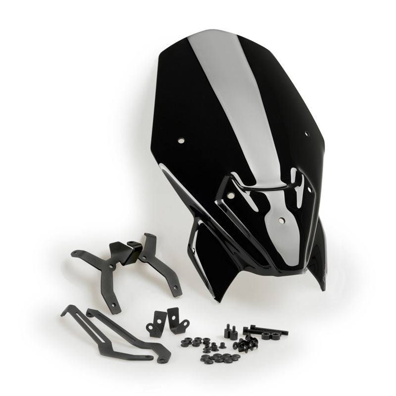 %PARE-BRISE NG TOURING F900R 20'- + SUPPORTS C/BLA