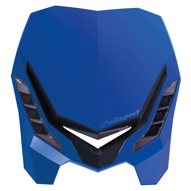 %HEADLIGHT E-BLAZE BLUE/BLK