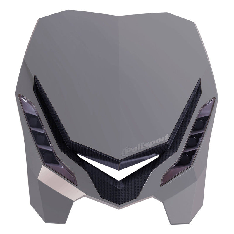 %HEADLIGHT E-BLAZE GREY/BLK