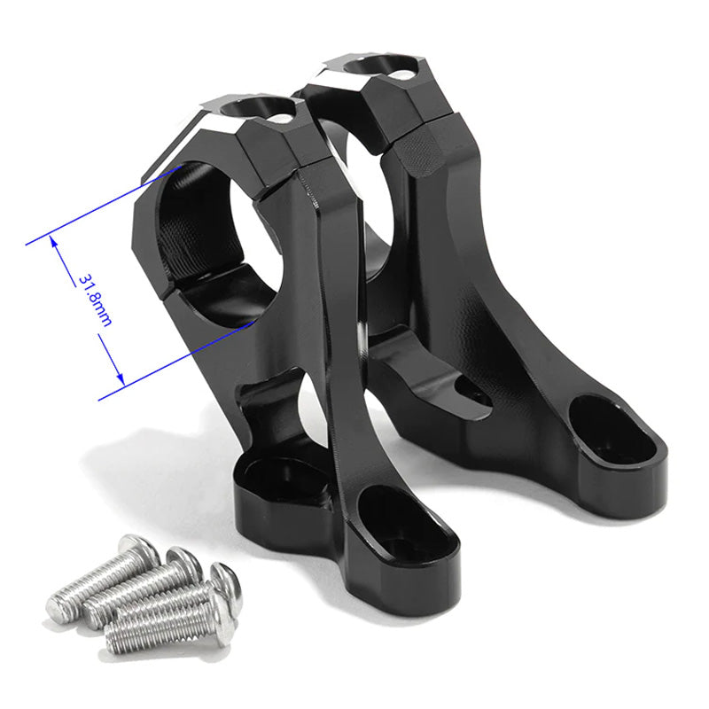 %HANDLEBAR RISER BRKT SUR-RON LBX BLACK