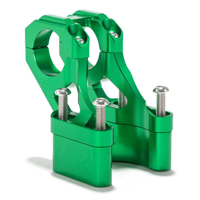 %HANDLEBAR RISER BRKT 1 INCH SUR-RON LBX GREEN