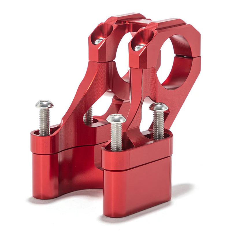 %HANDLEBAR RISER BRKT 1 INCH SUR-RON LBX RED