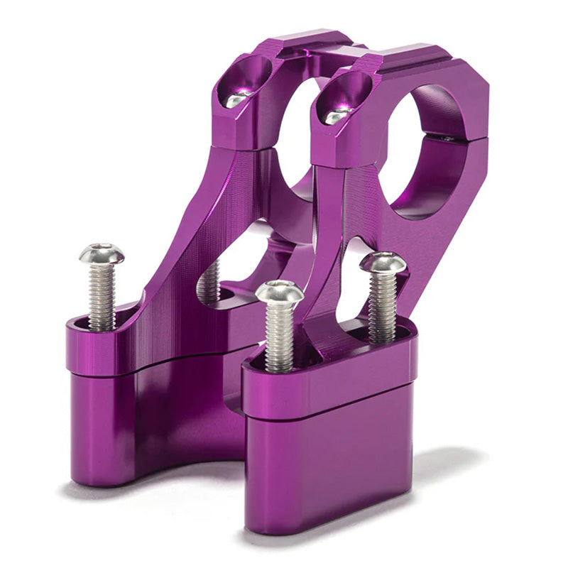 %HANDLEBAR RISER BRKT 1 INCH SUR-RON LBX PURPLE