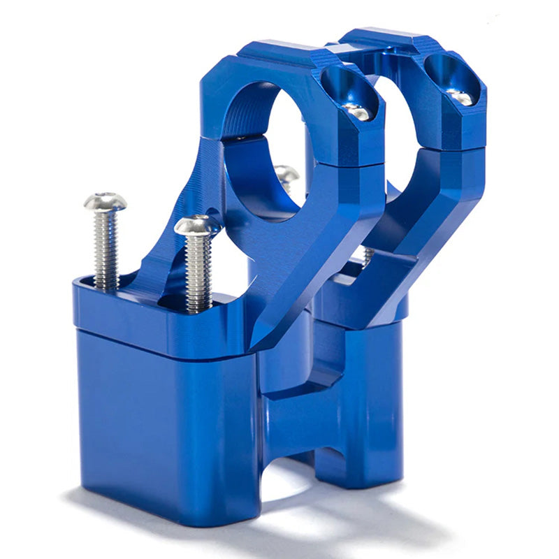 %HANDLEBAR RISER BRKT 1.5 INCH SUR-RON LBX BLUE