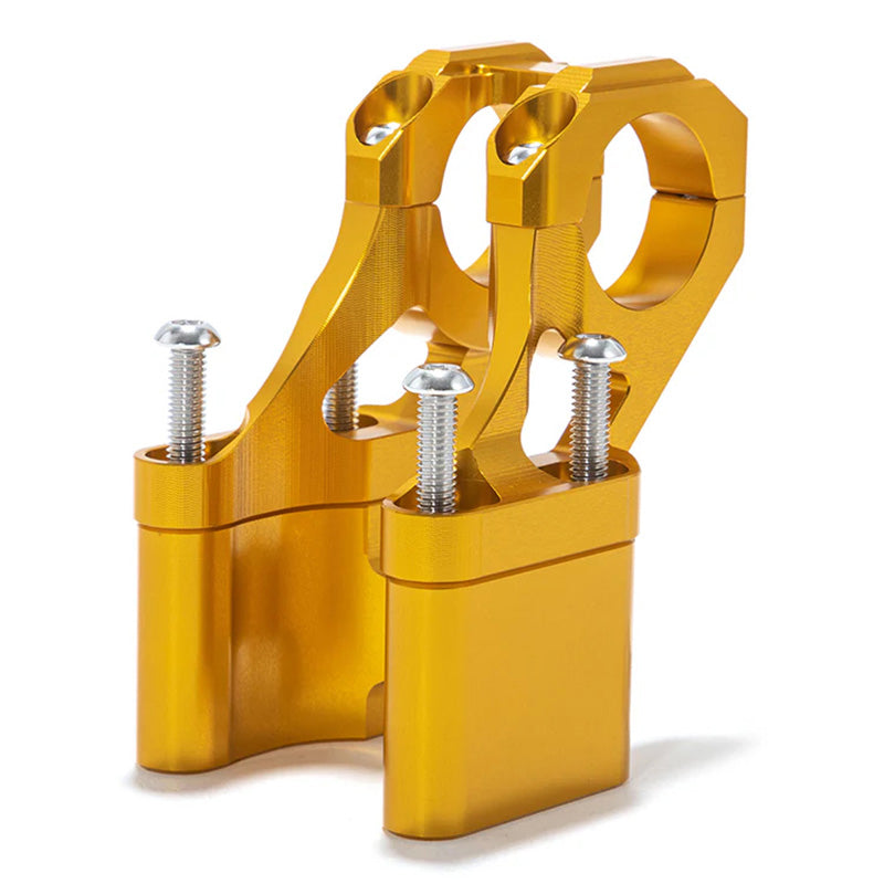 %HANDLEBAR RISER BRKT 1.5 INCH SUR-RON LBX GOLD