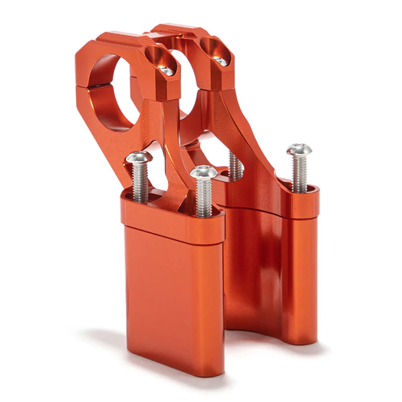 %HANDLEBAR RISER BRKT 2 INCH SUR-RON LBX ORANGE