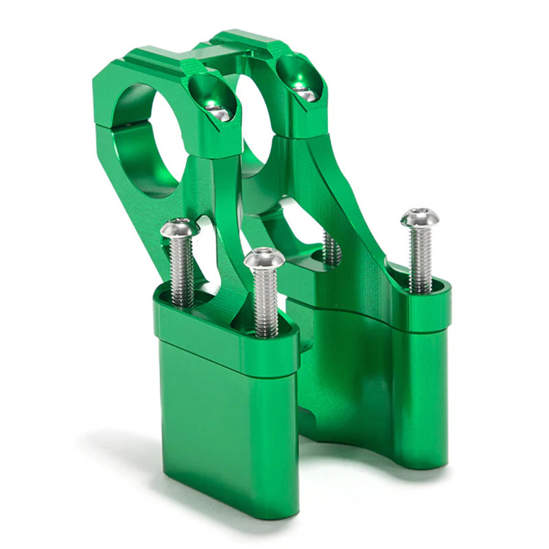 %HANDLEBAR RISER BRKT 2 INCH SUR-RON LBX GREEN
