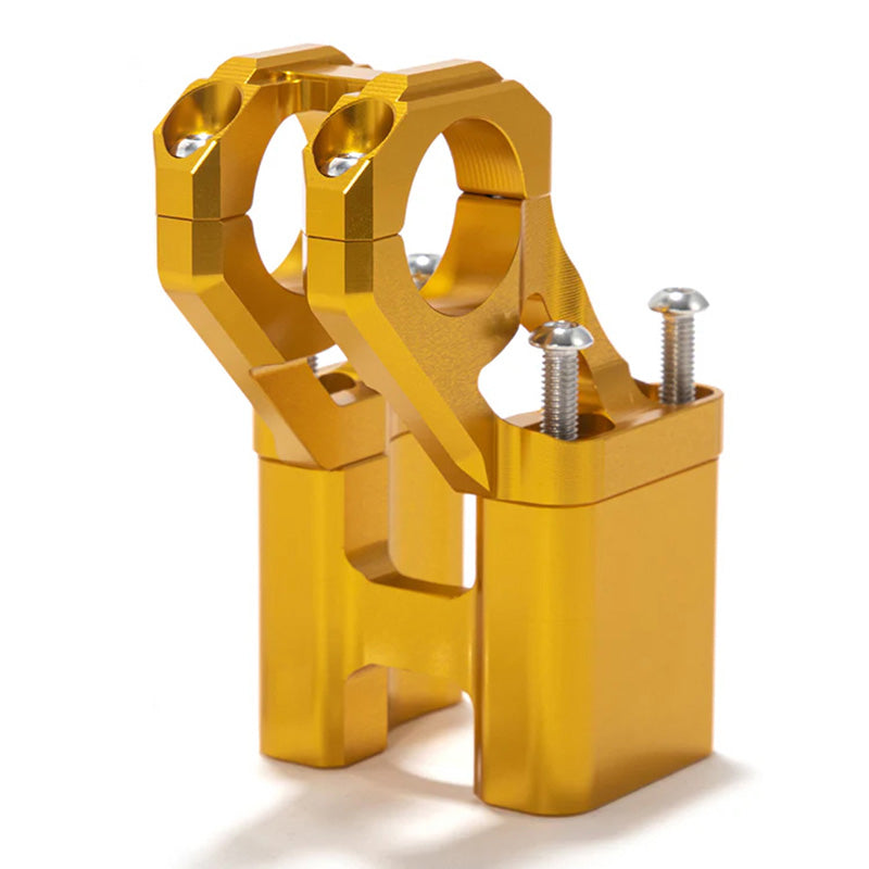 %HANDLEBAR RISER BRKT 2 INCH SUR-RON LBX GOLD