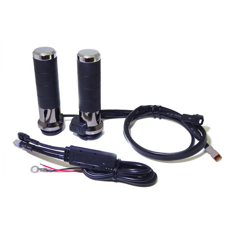#TITAN-X HEATED GRIP FOR HD ELEC.THROTTLE CHR 1'+1