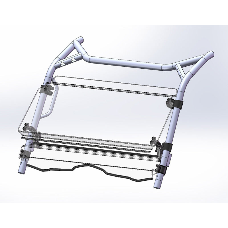 %FULL TILT WINDSHIELD HC CFMOTO TRACKER/UFORCE