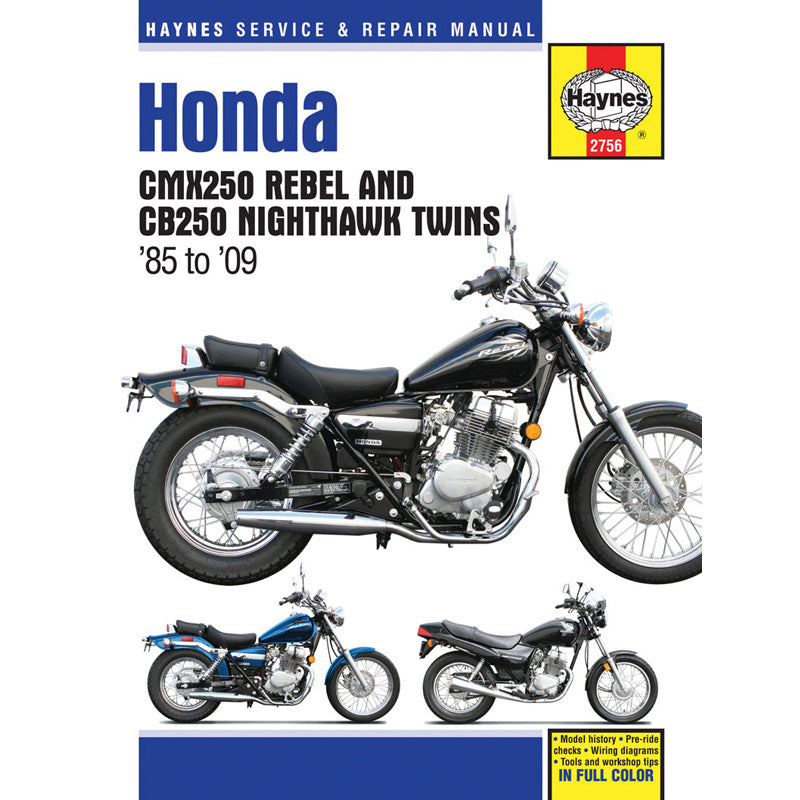 MANUEL HAYNES HONDA REBEL  NIGHTHAWK TWINS 85-09