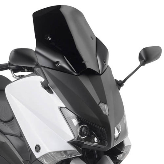 LOW SPORT WINDSCREEN BLACK/MAT BLACK 46X48CM