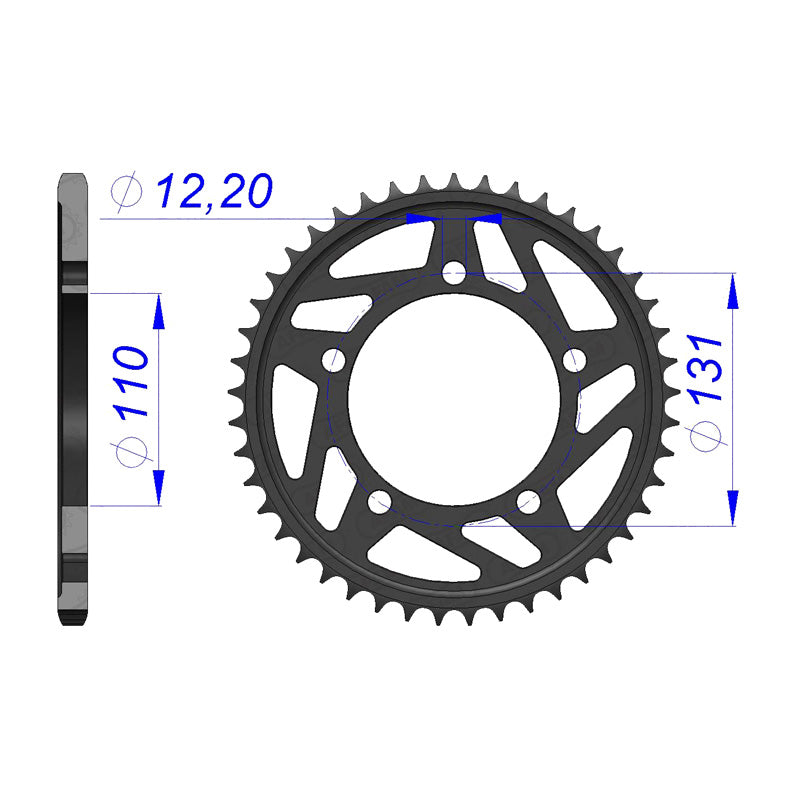 SPROCKET 520 ALLOY 48T BMW S1000RR 09-10