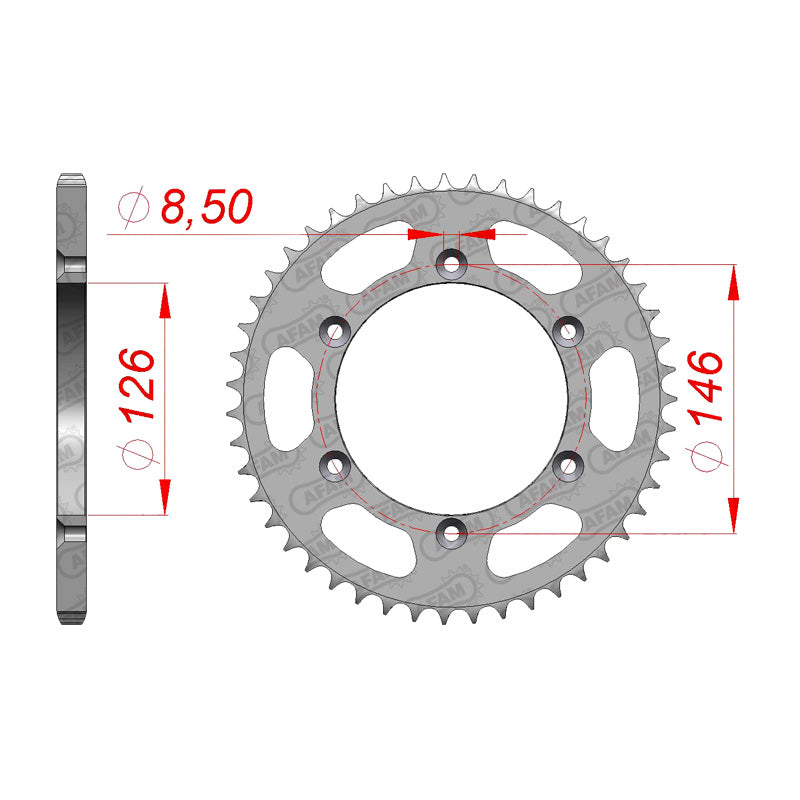 SPR. 47T 520P RM/RMZ 250/400/450.