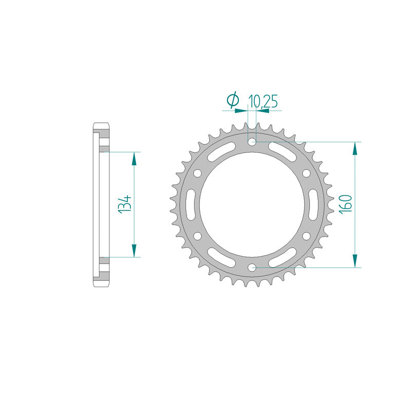 SPR.RR.CBR929/VFR 00-04/1000RR 04-07 42T 530P.