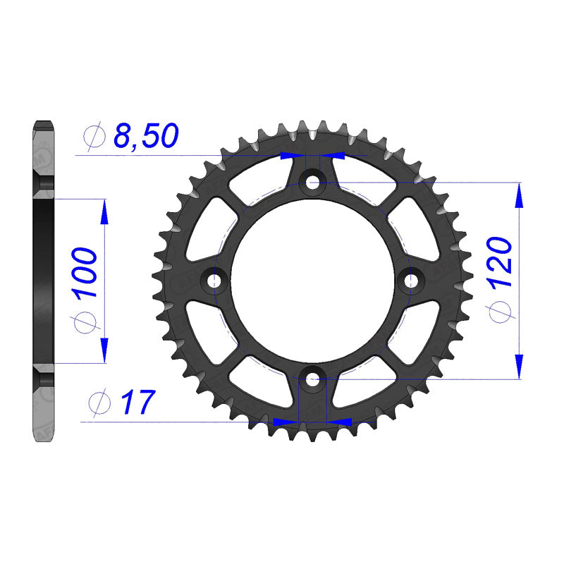 SPR.RR.47T ALLOY YZ65 2018 13116+47