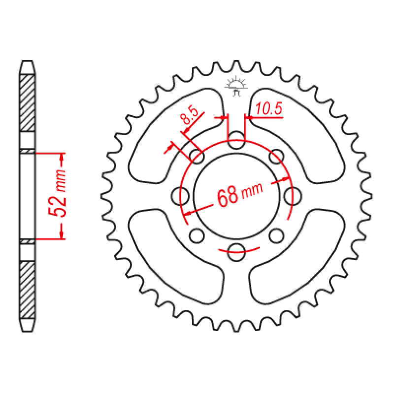 SP RR.34T 428P 64511-46430 KA/SU   0802-34T.