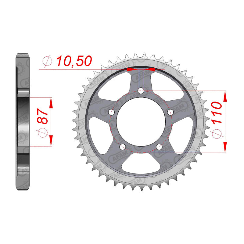 AFAM RR.47T 530P GSX600F/SK 89-06  64511-20C20.