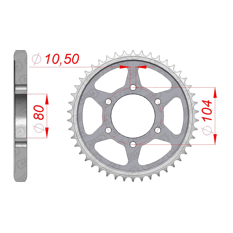 AFAM RR.42T 530P 42041-1418.