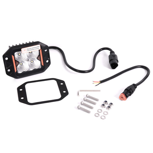 LUMIERE CUBE 3X3 AVEC DRL 2400LM 20W / 1PCS