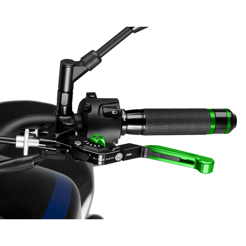 %CLUTCH LEVER 16'C/BLACK EXT.C/GREEN SELECT.C/GREE