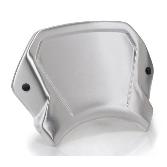 %ALUMINIUM FRONT PLATE FOR HONDA MONKEY 125 C/SILV