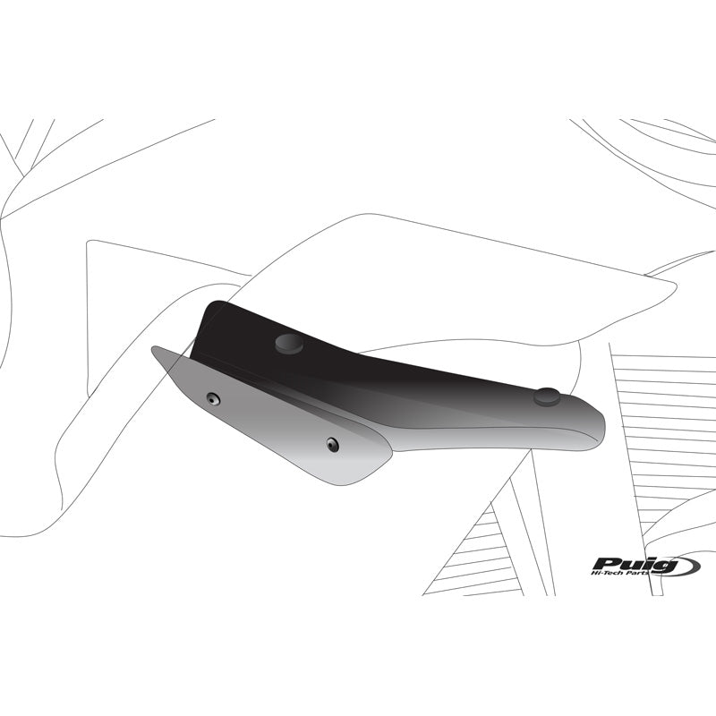 %AILERONS LATERAUX SPORT DOWNFORCE NOIR HONDA CBR5
