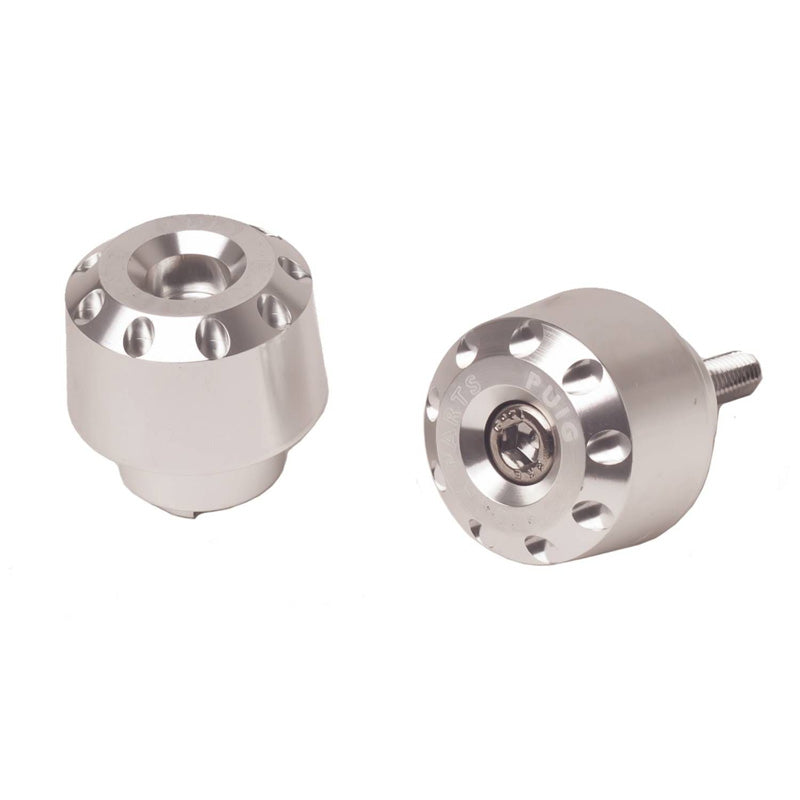 %BAR END ALUMINUM SUZUKI C/SILVER