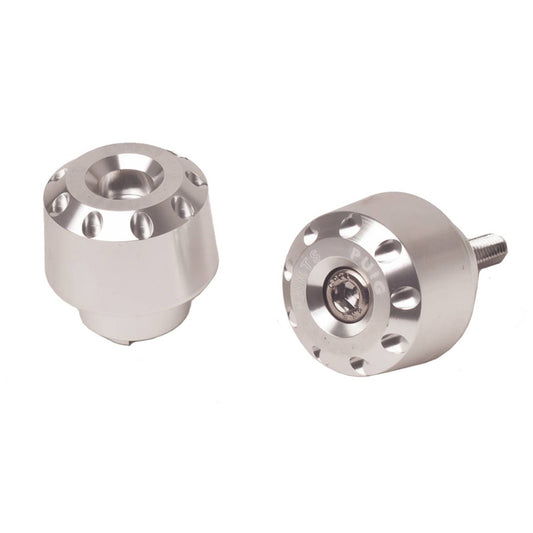 %BAR END ALUMINUM SUZUKI C/SILVER