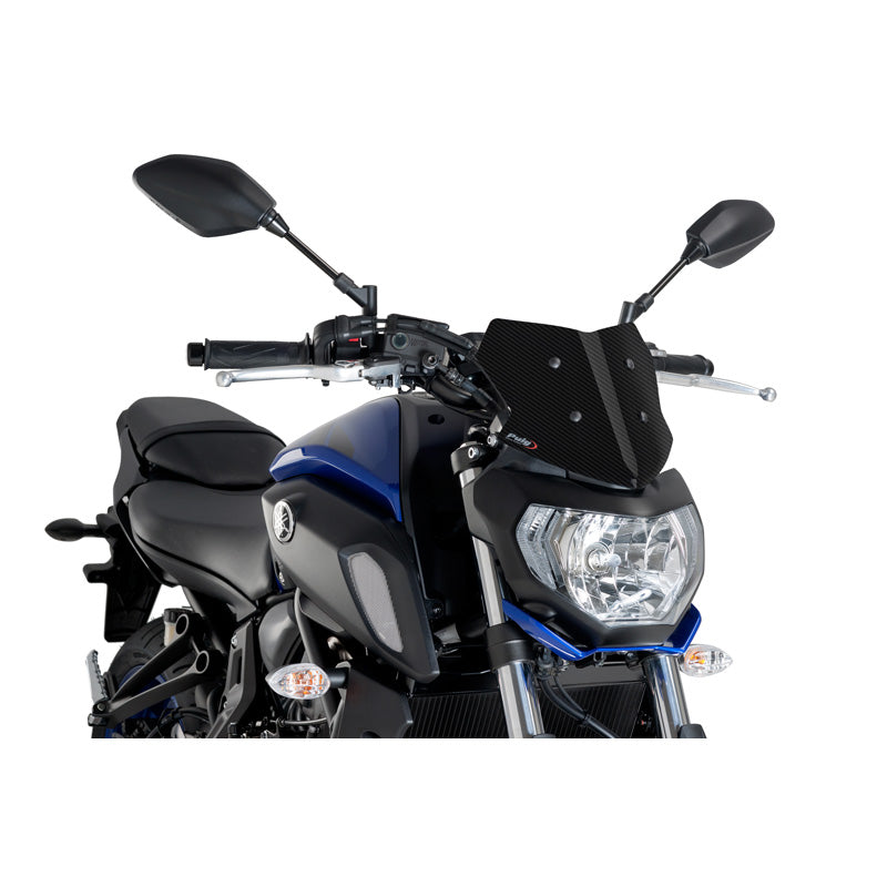 %PARE-BRISES N.G.SPORT YAMAHA MT07 18'- C/CARBON L