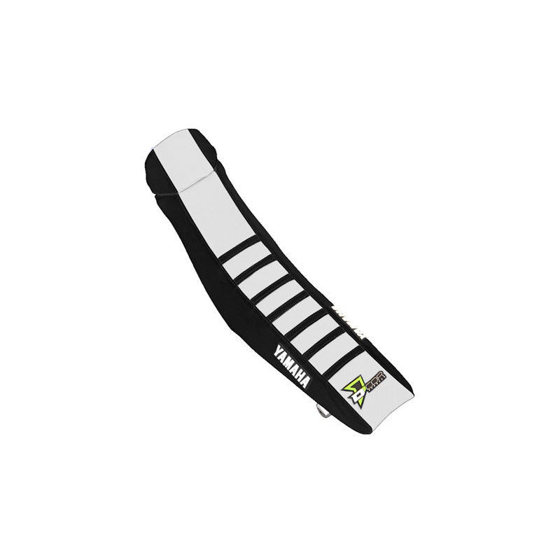 SEAT COVER BLK/WHT/BLK YAM YZF250(14-18)450(14-17)