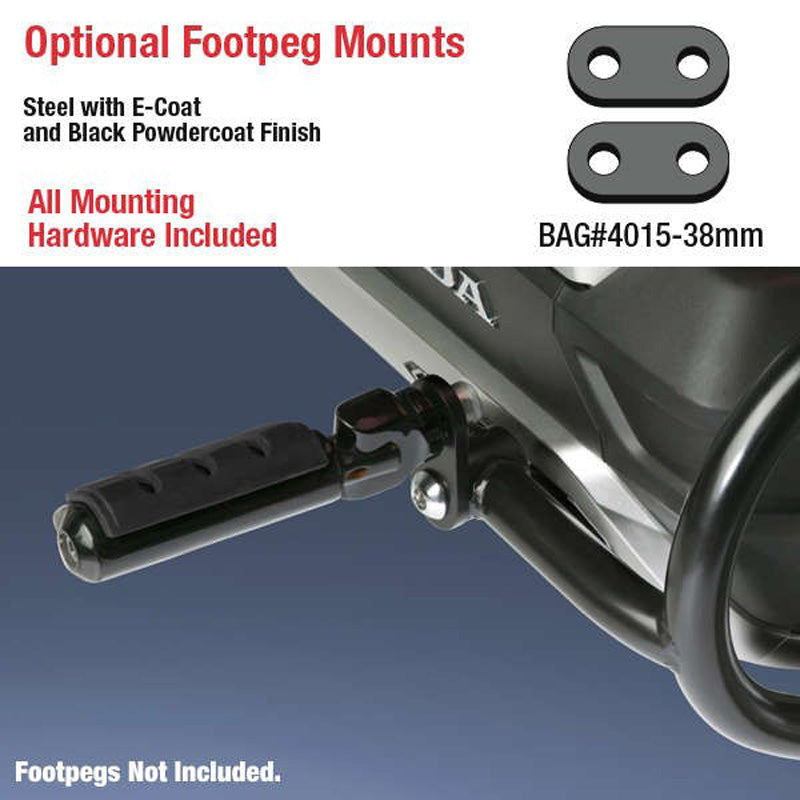 %GL1800 FOOTPEG MOUNT38MMBLACK