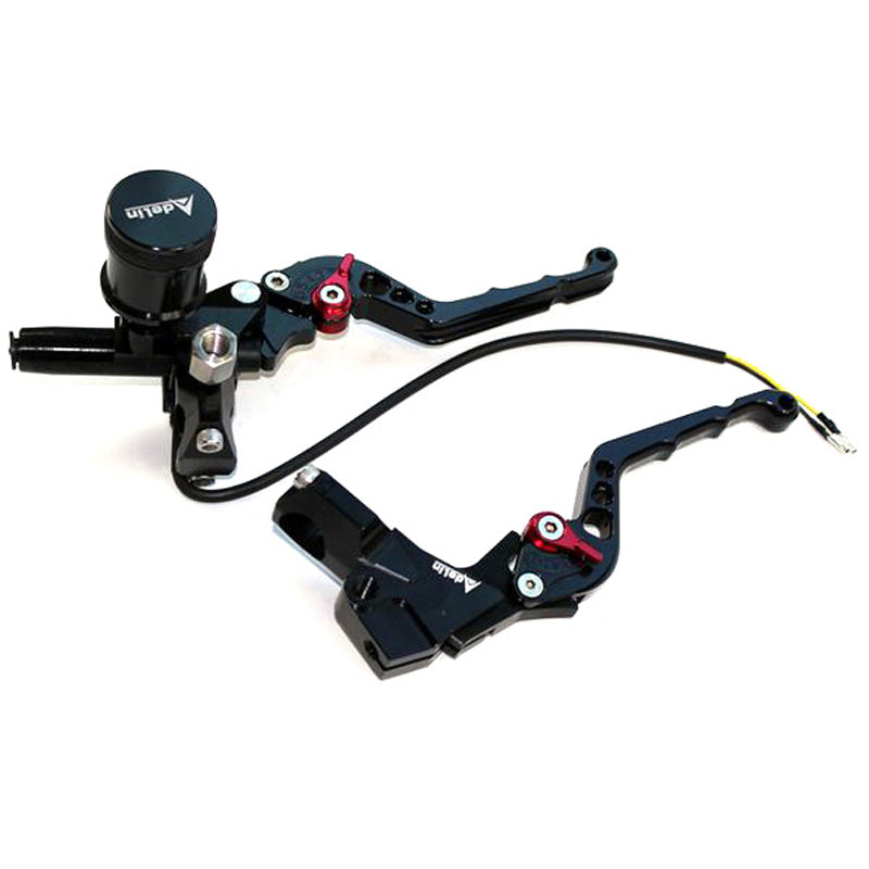 #LEVER ASSEMBLY LEFT W/ SWITCH ALU