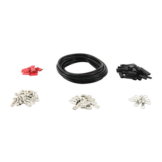 %BATTERY CABLE KIT 25' BLACK HARLEY