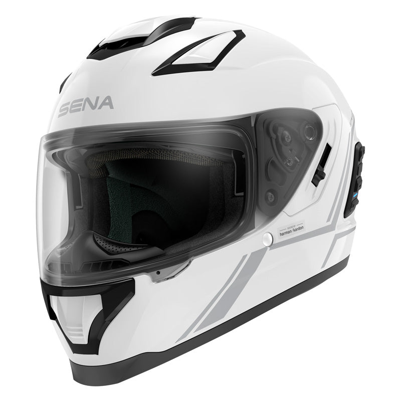 #STRYKER MESH FULLFACE HELMET GLOSSY WHITE L