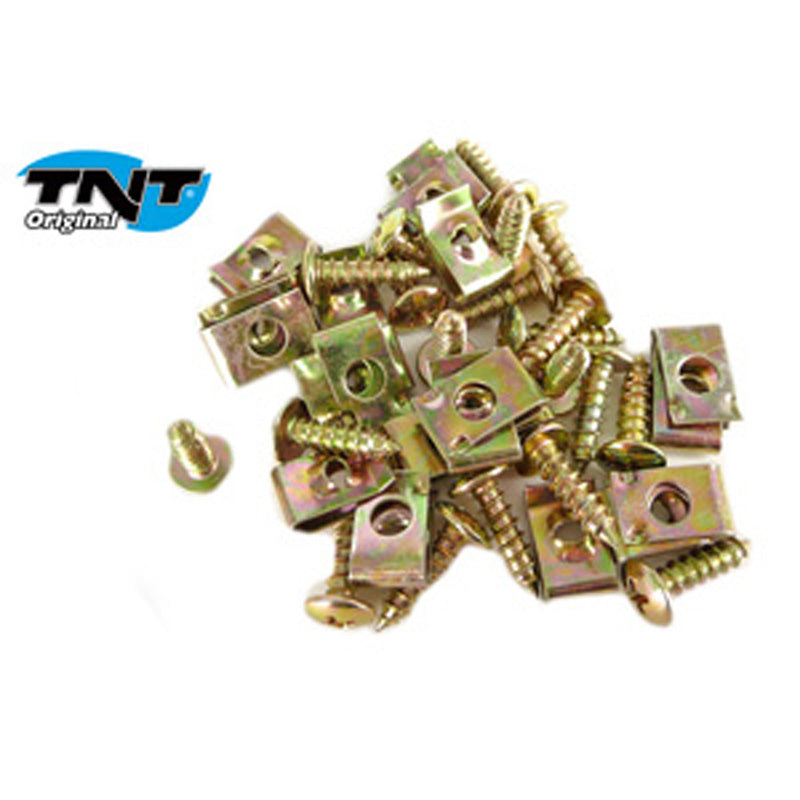 KIT 20 BRACKETS+20 SCREWS M4X10