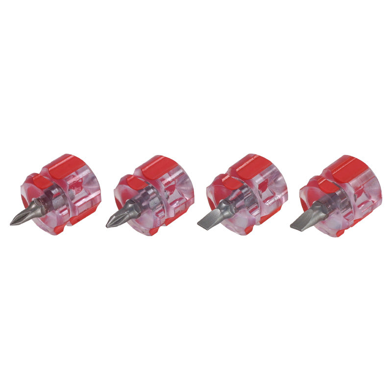 4PCS SUPER STUBBY SCREWDRIVER SET