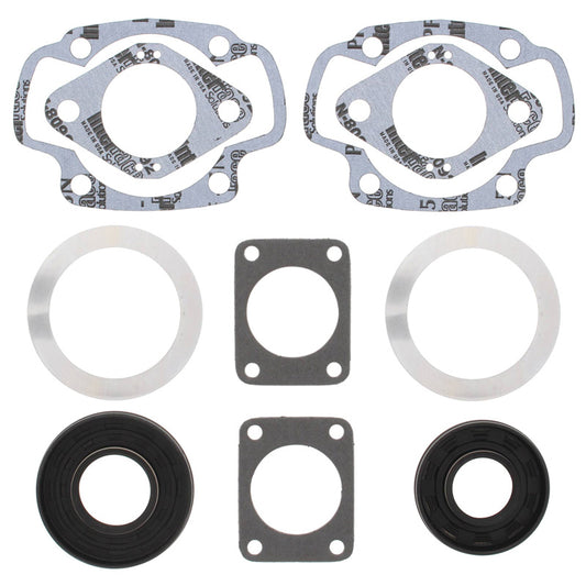 %COMPLETE GASKET KIT W/SEALS A.CAT TWIN 340 73-75