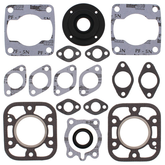 %COMPLETE GASKET KIT WITH SEALS BRU 295 58MM BORE