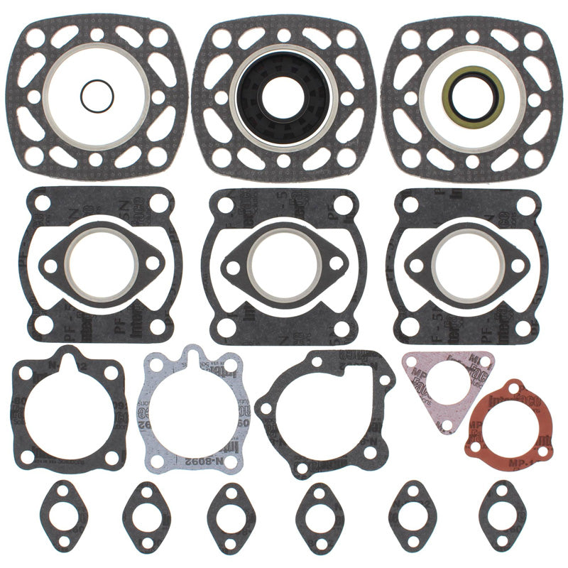 %COMPLETE GASKET KIT W/SEALS POL 600 85-87