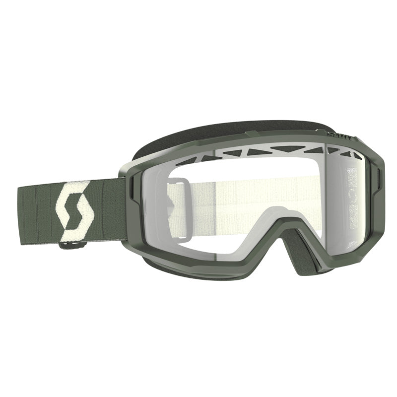 PRIMAL ENDURO GOGGLES KHAKI GREEN - CLEAR