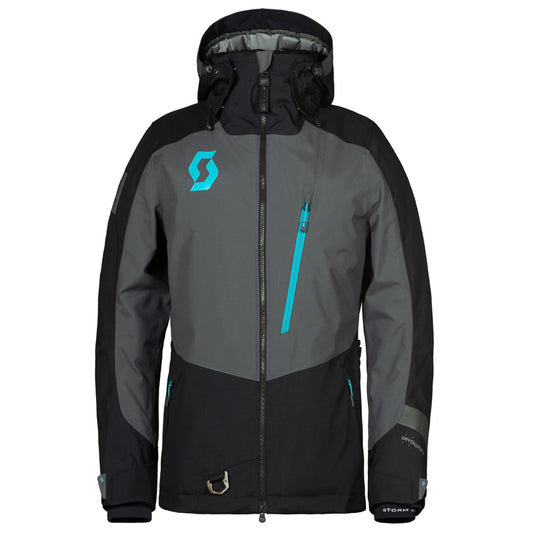 #T SHELL WOMEN'S JACKET GREY/BLUE M